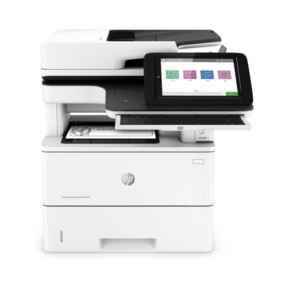 HP LaserJet Enterprise Flow MFP M528z Laser Printer, Black And White Mobile