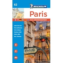 Michelin Paris by Arrondissements Pocket Atlas #62 - Paperback