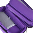 thumbnail image 4 of Bolsa enfriadora de viaje médica con pantalla de temperatura, estuche refrigerador para insulina, bolsa enfriadora para diabéticos, 8 x 4 pulgadas (púrpura, sin gel de hielo), 4 of 5