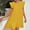 Yellow, variant on Women's Fresh Sweet Solid Color Dress Casual Skirt Misses Dresses High Neck Midi Dress Womens Work Dress Long Summer Dress French Swing Dress Womens Casual Dresses Short Split Maxi Dress Business