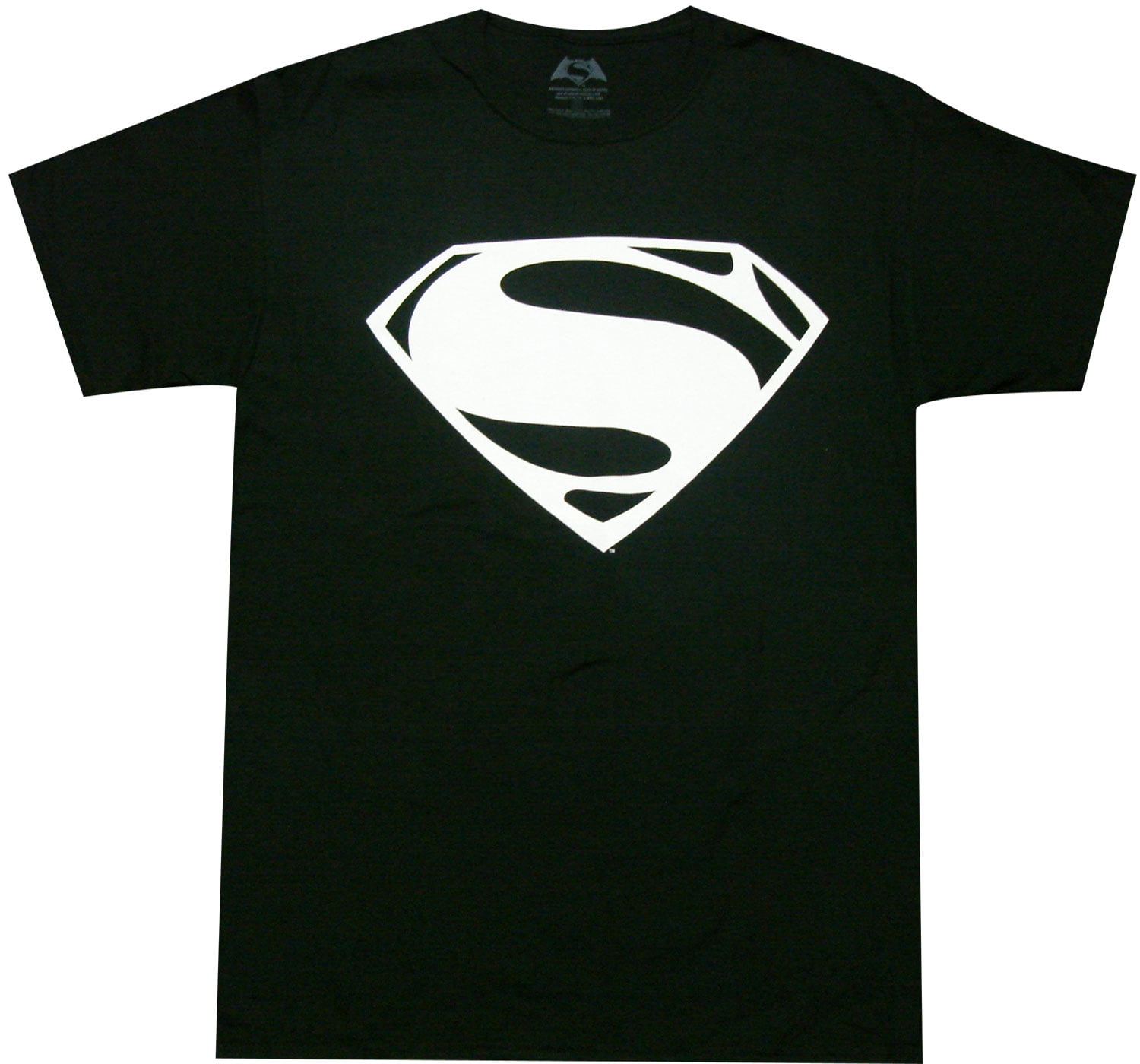 Batman VS Superman - Superman White Logo Adult T-Shirt 