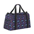 thumbnail image 2 of Disketp Cute Shark Bolsa de Viaje Tipo Duffle, Bolso de Mano para Fin de Semana para Mujer, Bolsa de Gimnasio Ligera para Hombre, Esencial para Viajes, 2 of 7