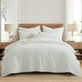 thumbnail image 3 of Levtex Home - Eyelet Cream - Decorative Pillow (18x18in.) - Floral - Taupe, White and Grey, 3 of 3