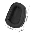 thumbnail image 2 of 1 Pair Foam Ear Pads Earmuffs Cushion for Logitech G633 G933 (Protein Leather), 2 of 6