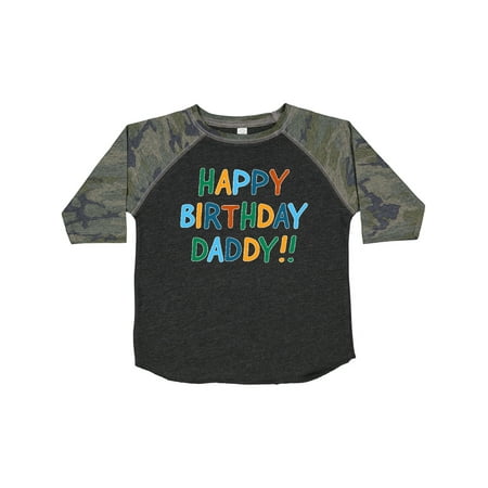 

Inktastic Happy Birthday Daddy!! Gift Toddler Boy or Toddler Girl T-Shirt