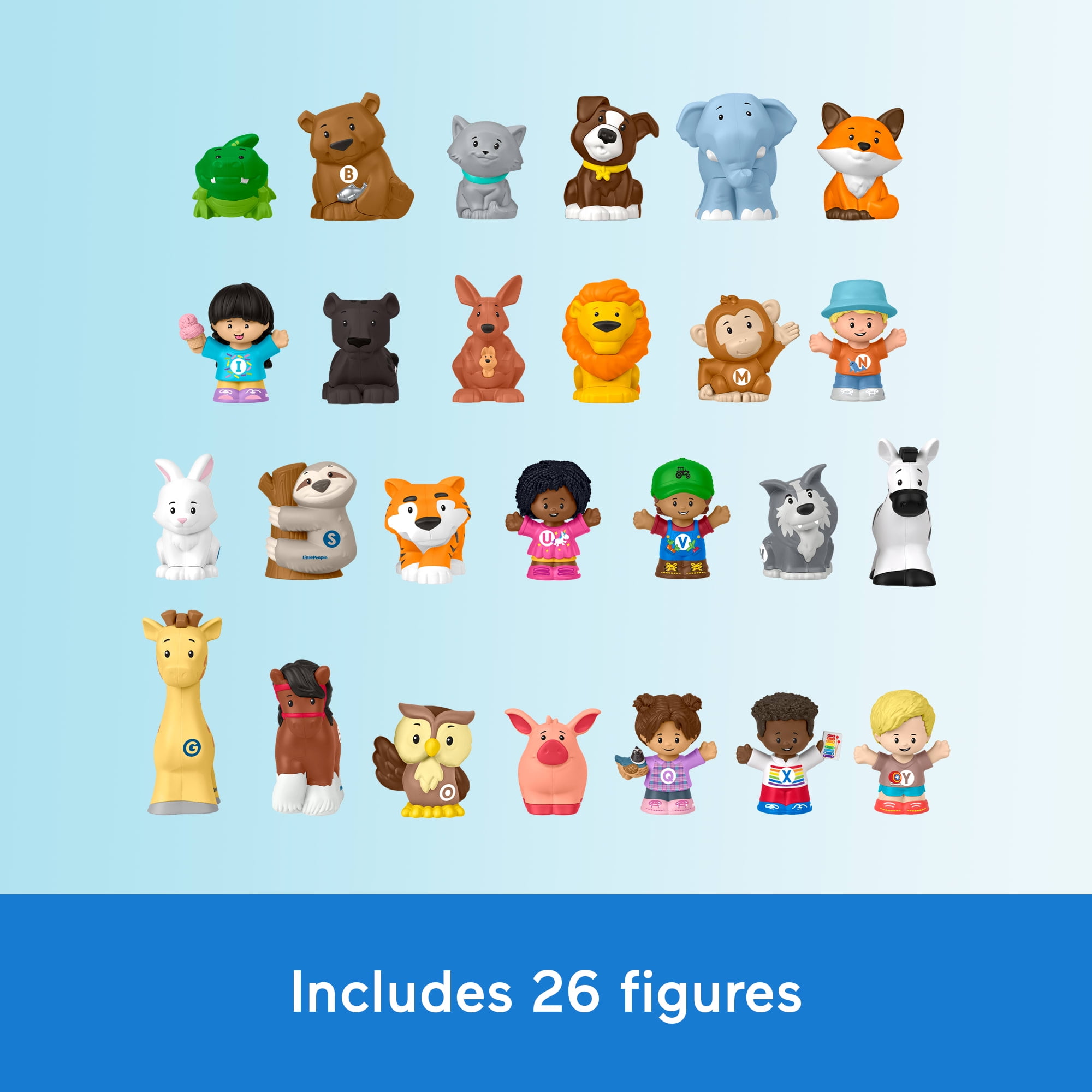 Fisher-Price Little People Alphabet Fun, Playmat and 26 Figures