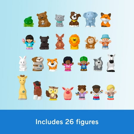 Fisher-Price Little People Alphabet Fun, Playmat and 26 Figures for Toddlers & Kids