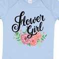thumbnail image 4 of Inktastic Flower Girl Hand Lettering with Flowers Illustration Girls Baby Bodysuit, 4 of 5