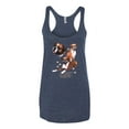 thumbnail image 2 of If It's Not a Boxer It's Just a Dog Gift | Womens Dog Lover Premium Tri-Blend Racerback Tank Top, Vintage Navy, Small, 2 of 3