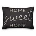 thumbnail image 2 of Creative Products Black Home Sweet Home 14x20 Indoor / Outdoor Pillow, 2 of 3
