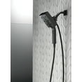 thumbnail image 5 of 4-Spray H2OkineticÂ® In2itionÂ® Two-in-One Shower in Matte Black 58473-BL, 5 of 13