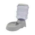 thumbnail image 4 of Menolana Automatic Pet Feeder 3.8L Large Capacity for Cats Rabbits Puppy Dog Cat Feeding Device Clear Container for Business Work Accs gray feeding food, 4 of 8