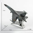 thumbnail image 4 of Avion de Chasse J-11 Modèle Réduit 1/100 Décoration Maison, 4 of 8