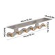 thumbnail image 3 of Wall Mounted Coat Hook Rack | Alloy & Wood Organizer | Five-Hook 14.17" or Six-Hook 16.53" | Gray | Multi-Purpose Clothes Hanger for Porch Bathroom Kitchen Bedroom | Space-Saving Storage Shelf, 3 of 6