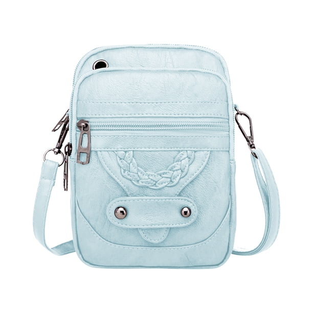 Retro Mini Shoulder Crossbody Bag - Multi-Compartment Large Screen