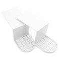 thumbnail image 1 of 2 piezas de portavasos para detergente para ropa, dispensador de jabón líquido suavizante de telas de 5 l, colector de goteo, ABS blanco, 1 of 6