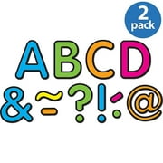 Teacher Created Resources Neon 2" Magnetic Letters, Pack of 2