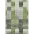 thumbnail image 2 of Addison Rugs Mayfield Washable Transitional Striped Green Rectangle Rug, 2'6" x 3'10", 2 of 6