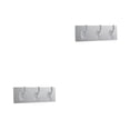 thumbnail image 4 of Cateissary Perchero de 3/5 ganchos, colgadores de pared de puerta autoadhesivos fuertes, ganchos de succión, estante de carga pesada, ventosa Cepillado tres ganchos 2piezas, 4 of 6