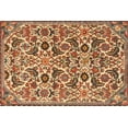 thumbnail image 1 of Ahgly Company Indoor Rectangle Traditional Mahogany Brown Persian Area Rugs, 8' x 10', 1 of 6