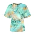 thumbnail image 4 of Patlollav T Shirts for Women Summer T Shirt Plus Size Loose Short Sleeve Graphic Casual Tees Ladies Tops, 4 of 6
