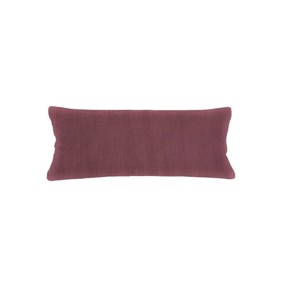 So Soft Linen Merlot Red Pillow 14x40 Down