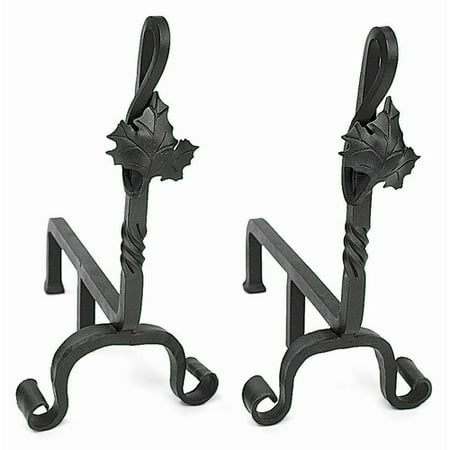 Minuteman International Maple Leaf Andirons Set of 2