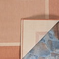 thumbnail image 2 of Couristan Recife Stria Texture Indoor / Outdoor Area Rug, Natural- Terracotta, 8'6" Square, 2 of 6