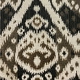 thumbnail image 3 of Plutus 16" x 16" Amare Dream Ikat Luxury Outdoor Throw Pillow in Brown, 3 of 3