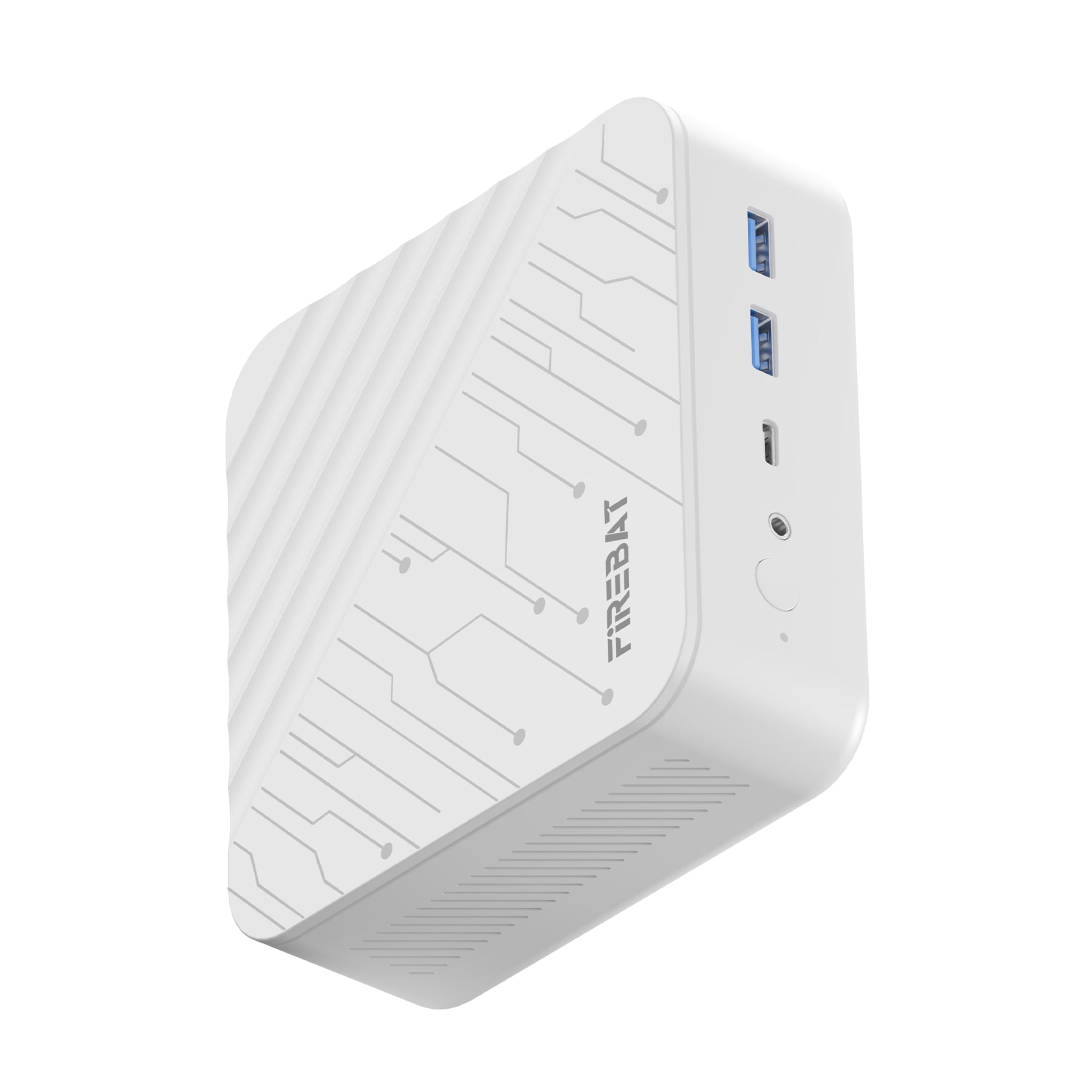 FIREBAT AM02 Mini PC, AMD Ryzen7 H 255, 16GB, 512GB SSD, White