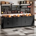 thumbnail image 6 of IKIMI Metal Garage Storage Cabinet with Wheels, 6 Drawer Rolling Tool Cabinet with 2 Pegboard and 10 Hook for Workshop, Basement, Warehouse, 6 of 6