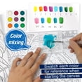 thumbnail image 6 of Faber-Castell Watercolor Paint by Number Tropical- Art & Craft Kit for Adults, Unisex Art Set, 6 of 9