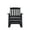 Black, variant on Keystone Amish Co. York Recycled Plastic Porch Glider Chair, Turf Green