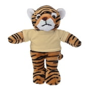 Plushland Tiger Plush Toys 12 Inch, Soft Stuffed Animal Cuddly Personalized Gift - Custom Text on Shirt - Great Present for Mothers Day, Valentine Day, Graduation Day, Birthday Home Decor