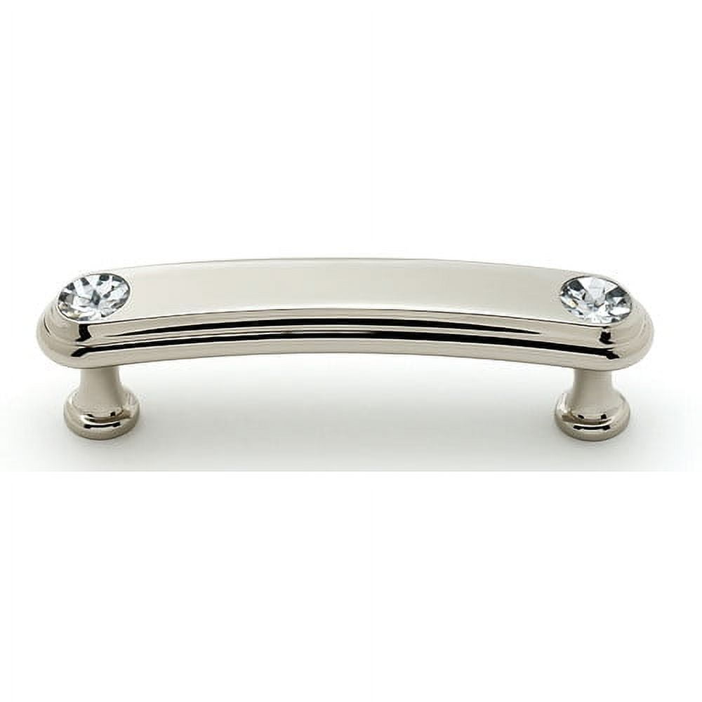 Alno C211-3-PA Swarovski Crystal 3" Cabinet Pull Polished Antique