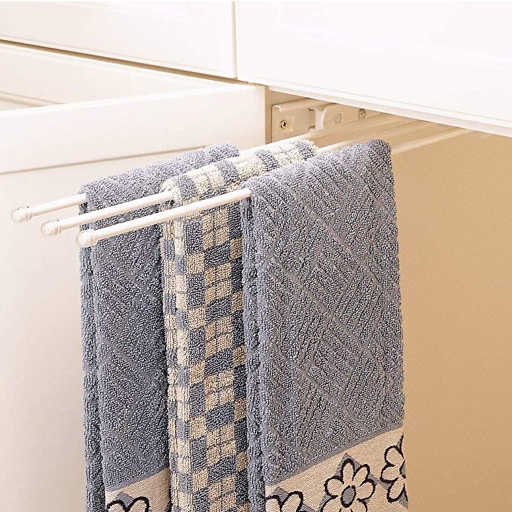 Pull out towel bar kitchen best sale