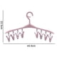 thumbnail image 1 of Wosthever Percha de plástico para ropa, percha para abrigos, almacenamiento de ropa, percha de secado con 8 Clips Almacenamiento y organización del hogar Wosthever HA022750-00, 1 of 6