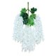 thumbnail image 1 of Flores artificiales de glicina, guirnalda colgante de glicina falsa, cadena de flores de seda sintética para arco de boda, ceremonia, fiesta, jardín, hogar, decoración de fondo., 1 of 8