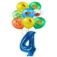 thumbnail image 1 of Globo de aluminio de látex del Rey León, decoración de fiesta de cumpleaños, hakuna, Baby shower, 11 piezas, 1 of 4