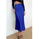 thumbnail image 5 of Falda PRETTYGARDEN 2025 Satinada de Cintura Alta Azul Real Talla L, 5 of 7