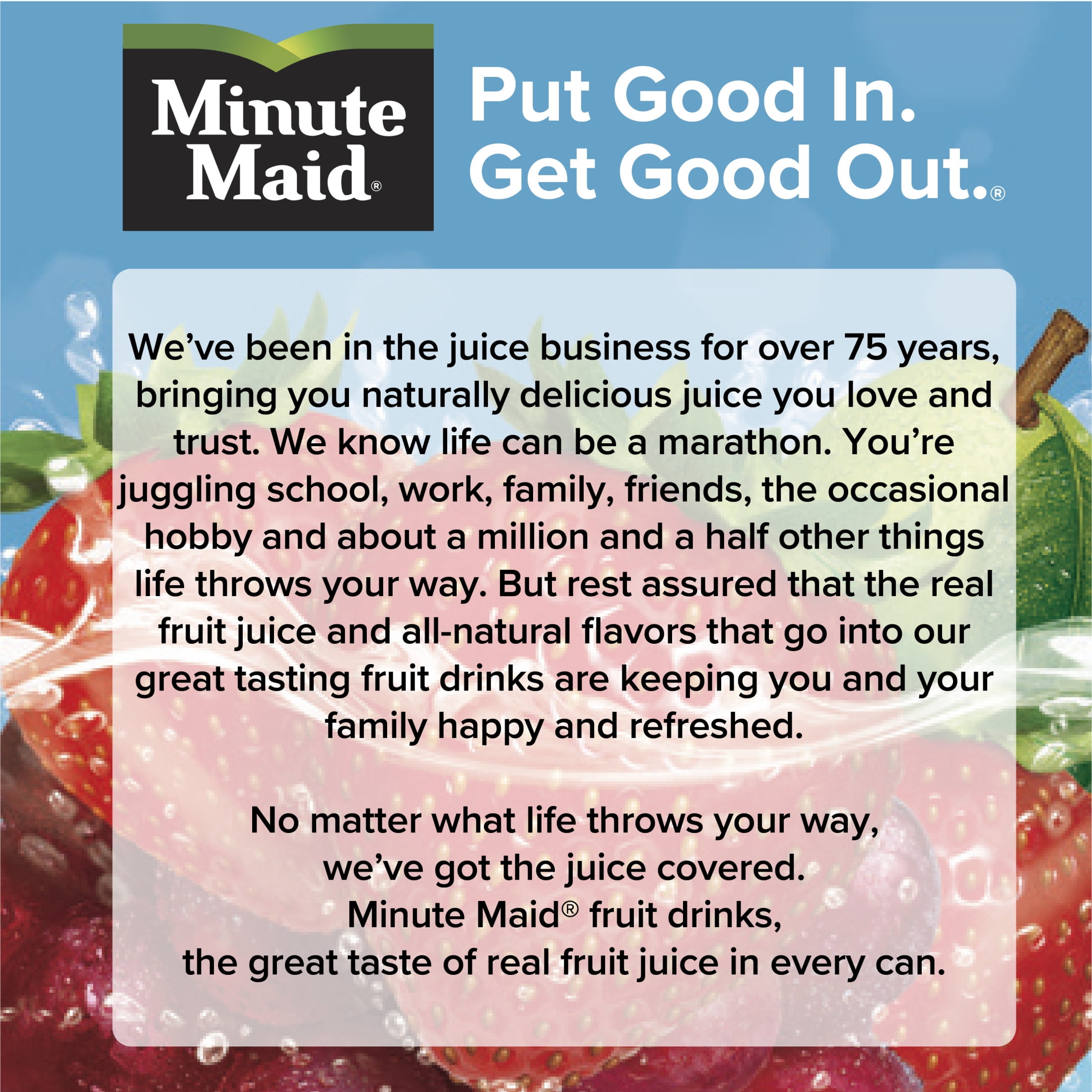 (5 pack) Minute Maid Apple Juice Cartons, 6 fl oz, 8 Pack