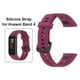 thumbnail image 4 of Pulseras de correa de silicona suave Pulsera duradera Reemplazo de correa de reloj Accesorios de reloj inteligente para Huawei Band 4, 4 of 6