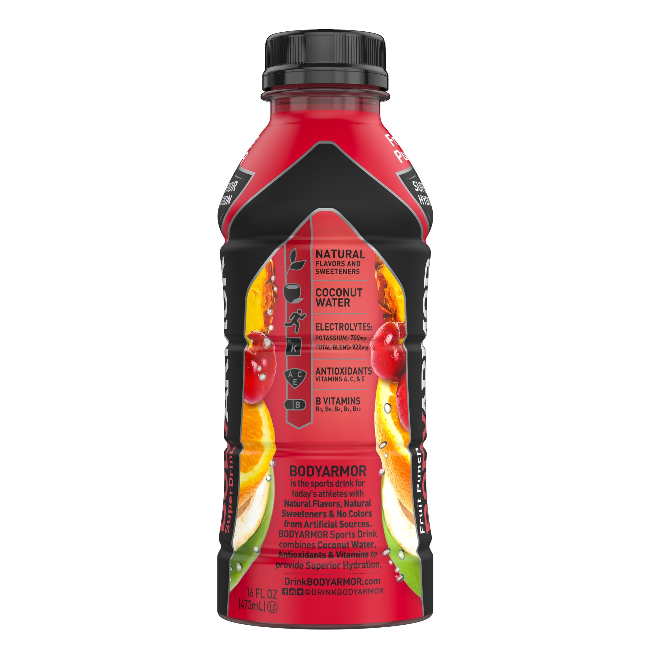 Buy BODYARMOR Sports Drink, Fruit Punch, 16 Fl. Oz., 12 count Online at