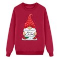 thumbnail image 5 of Fiaer Matching Family Merry Christmas Sweatshirts Funny Graphic Crew Neck Pullover Long Sleeve Loose Fit Casual Trendy Xmas Tops Men XXL, 5 of 6
