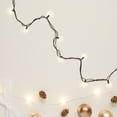 thumbnail image 3 of Northlight Mini Incandescent Christmas Lights - Clear - 4' Brown Wire - 20ct, 3 of 6