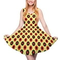thumbnail image 3 of 2024 Flower Power Dress Retro 60s Trendy Dresses Sleeveless Street Fashion Print Skate Dress Summer Female Oversize Clothes, 3 of 7