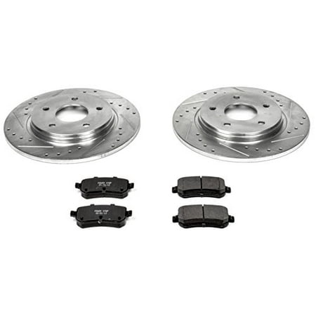 Powerstop K5569 PSBK5569 REAR 1 CLICK BRAKE KIT W/ HARDWARE
