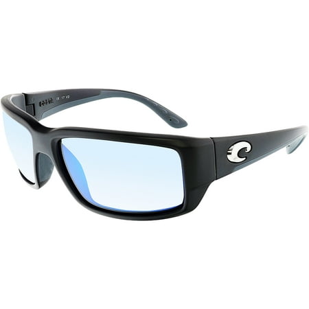Costa Del Mar Polarized Fantail TF11BMGLP Black Rectangle Sunglasses