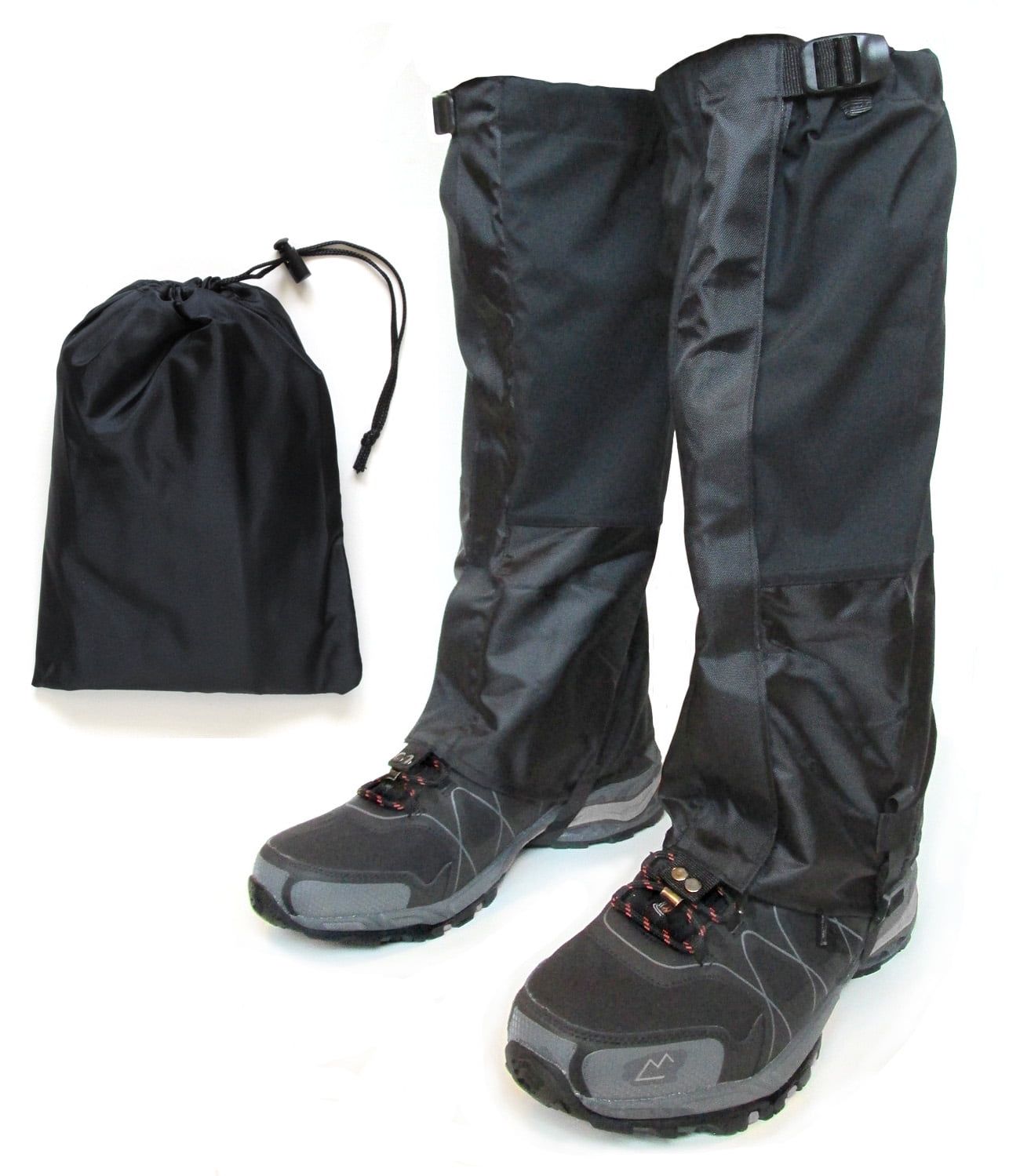 Black YSHTAN Outdoor Gaiters Other Sports Equipment Protective Sleeve 2Pcs Waterproof Nylon Legging Gaiters Outdoor Trekking Walking Leg Cover Guard 