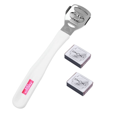ACDANC Foot Callus Shaver Foot Callus Cuticle Hard Skin Remover Rasp Cutter with 20 Blades